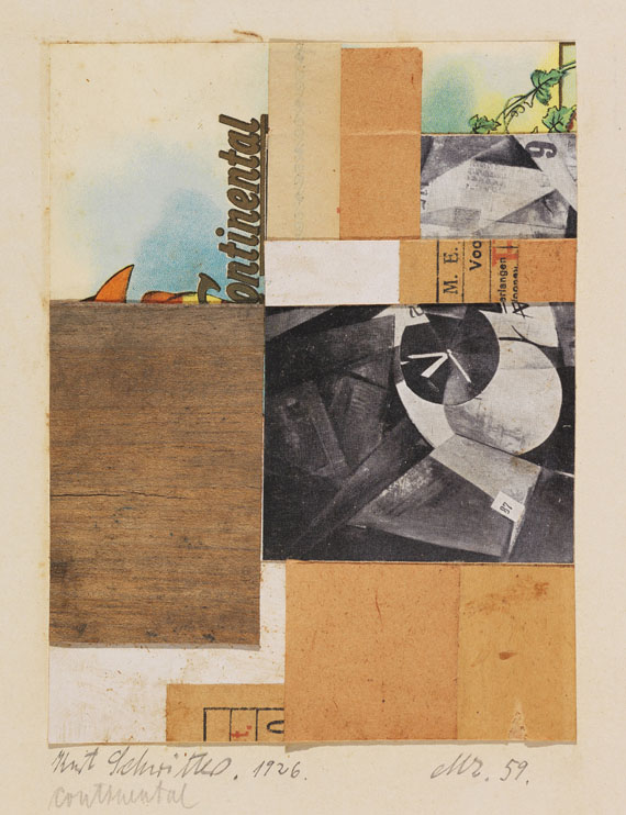 Kurt Schwitters - Mz. 59. Continental