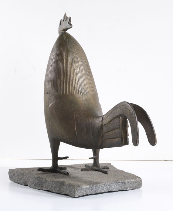 Gerhard Marcks - Grosser Hahn - Verso