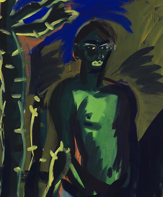 Rainer Fetting - Selbst mit Kaktus