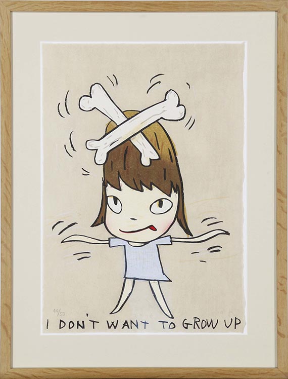 Yoshitomo Nara - I don’t want to grow up - Image du cadre