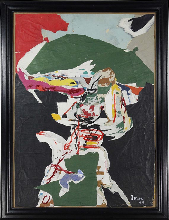Asger Jorn - La surface des hautes profondeurs - Image du cadre