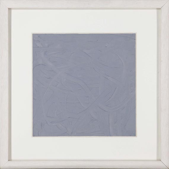 Gerhard Richter - Vermalung (Grau) - Image du cadre
