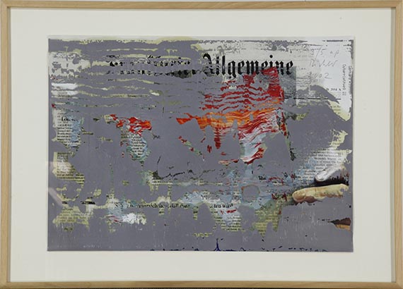 Gerhard Richter - FAZ-Übermalung