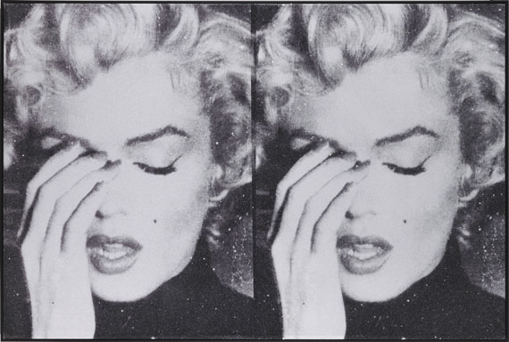 Russell Young - Marilyn Crying x 2 - Image du cadre