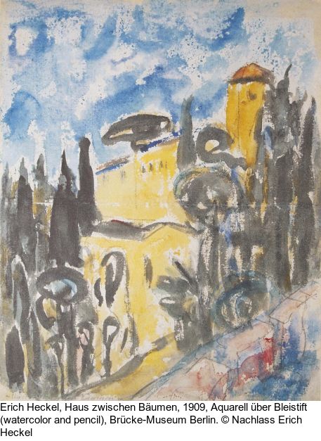 Erich Heckel - Landschaft bei Rom