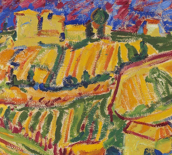 Erich Heckel - Landschaft bei Rom