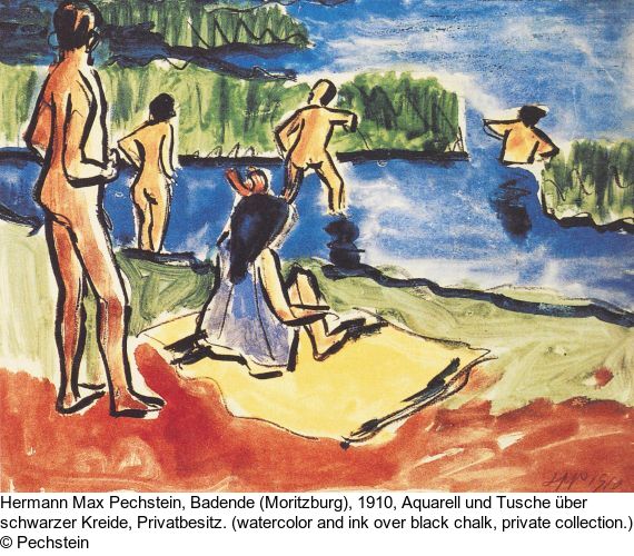 Ernst Ludwig Kirchner - Das blaue Mädchen in der Sonne - Autre image