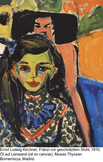 Ernst Ludwig Kirchner - Das blaue Mädchen in der Sonne