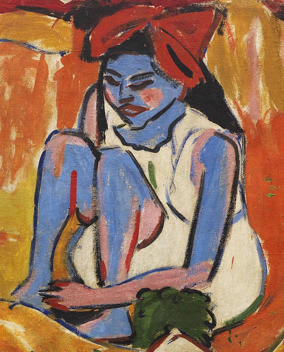 Ernst Ludwig Kirchner - Das blaue Mädchen in der Sonne - Autre image