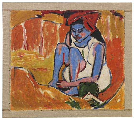 Ernst Ludwig Kirchner - Das blaue Mädchen in der Sonne - Autre image