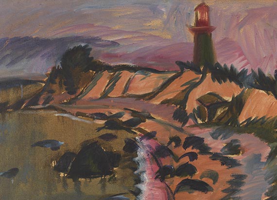 Ernst Ludwig Kirchner - Fehmarnküste mit Leuchtturm - Autre image