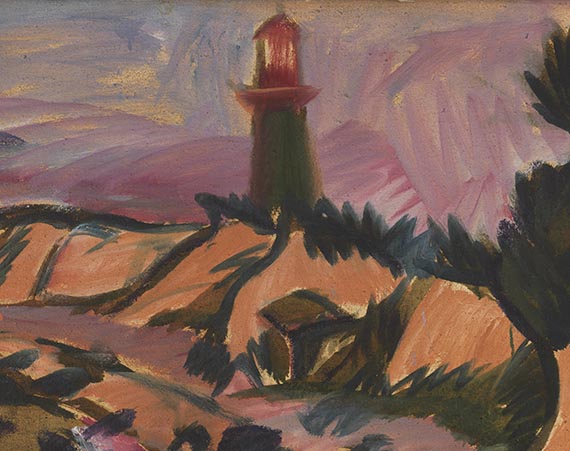 Ernst Ludwig Kirchner - Fehmarnküste mit Leuchtturm - Autre image