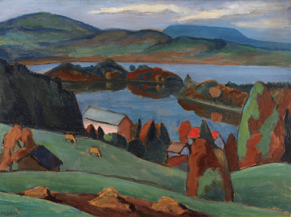 Gabriele Münter - Blick über den Staffelsee