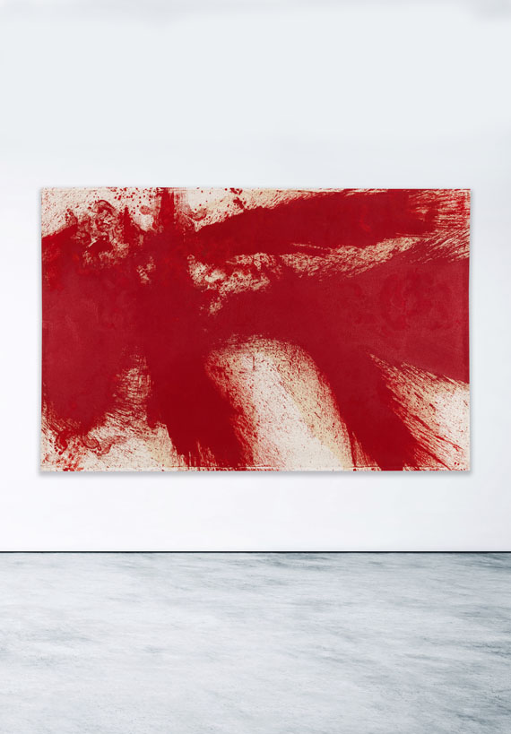 Hermann Nitsch - Schüttbild (19. Malaktion, Prinzendorf, 1986) - Autre image