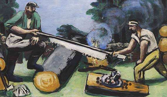 Max Beckmann - Holzsäger im Wald - Autre image