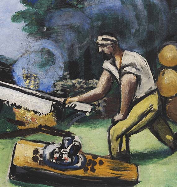 Max Beckmann - Holzsäger im Wald