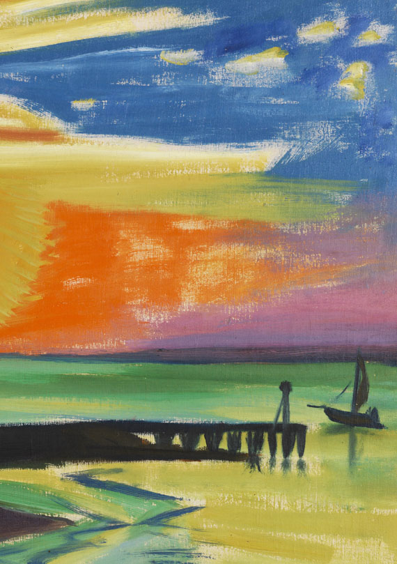 Hermann Max Pechstein - Sonnenuntergang an der See - Autre image