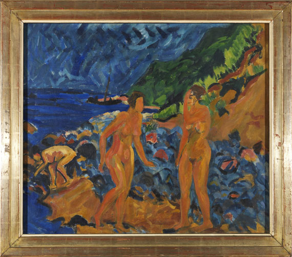 Heckel - Figuren am Strand