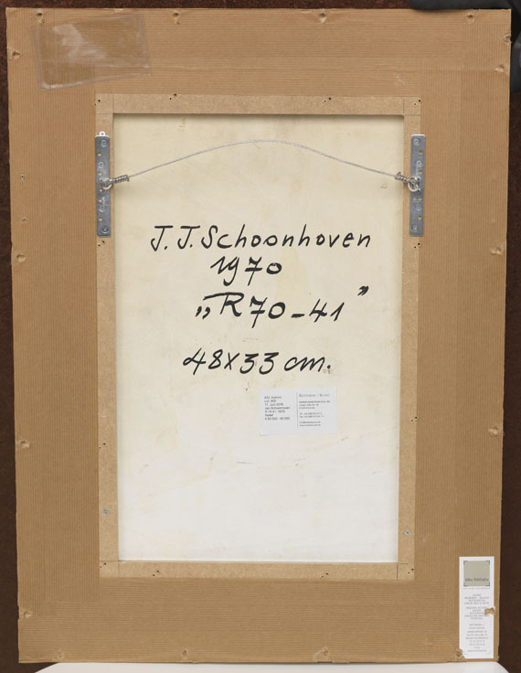 Jan Schoonhoven - R 70-41 - Verso