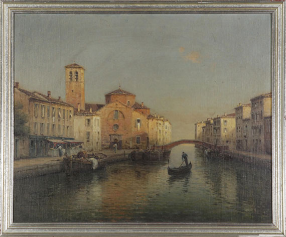 Antoine Bouvard - Venezianischer Kanal - Image du cadre