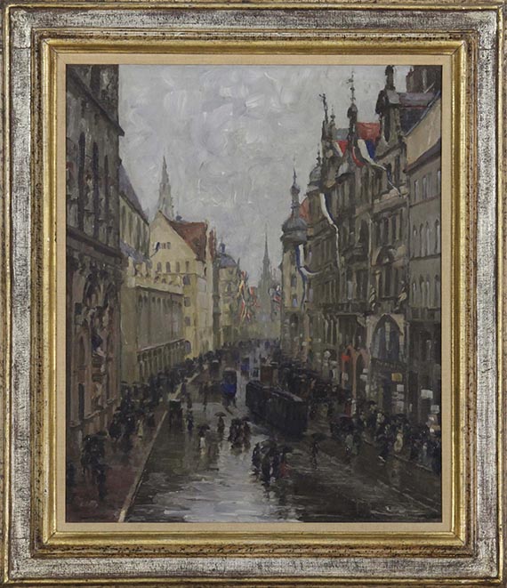 Charles (Karl) Vetter - Kaufingerstraße in München - Image du cadre