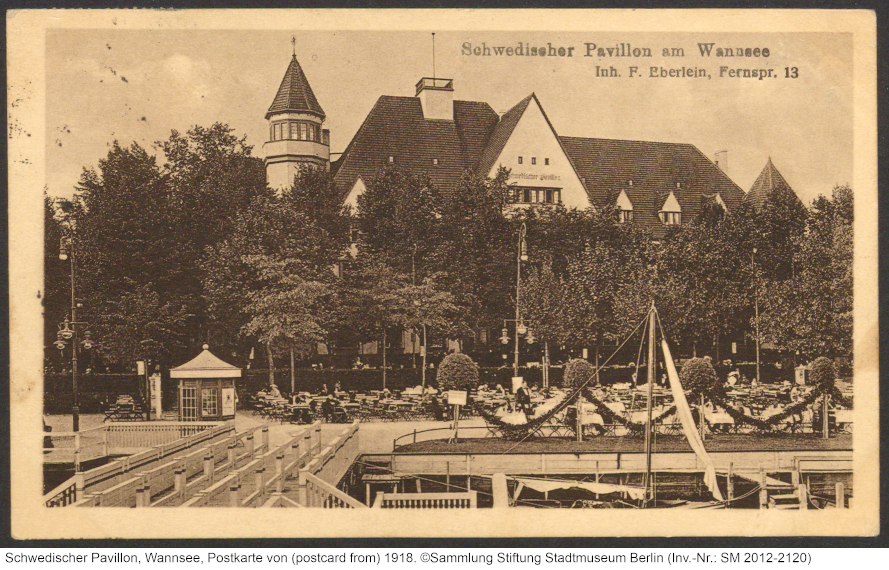 Max Liebermann - Gartenlokal am Wannsee - Schwedischer Pavillon - Autre image