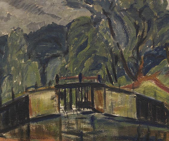 Erich Heckel - Schleuse