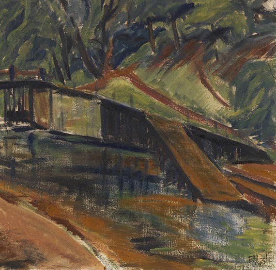 Erich Heckel - Schleuse