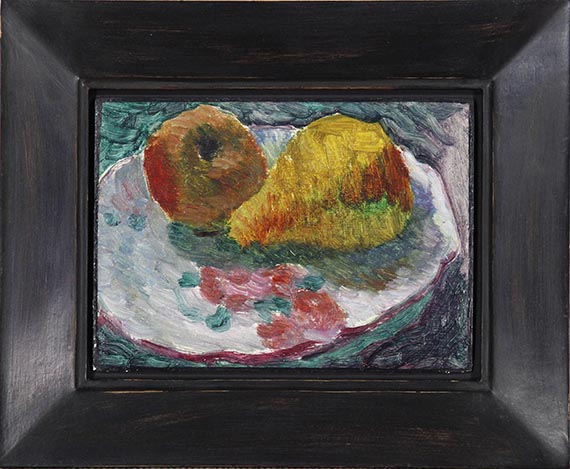 Jawlensky - Stillleben mit Fayenceteller und Früchten