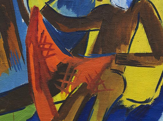 Karl Schmidt-Rottluff - Fischer mit Netzen - Autre image