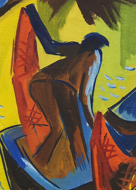 Karl Schmidt-Rottluff - Fischer mit Netzen - Autre image