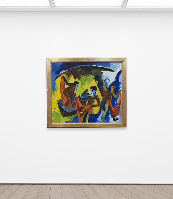 Karl Schmidt-Rottluff - Fischer mit Netzen - Autre image