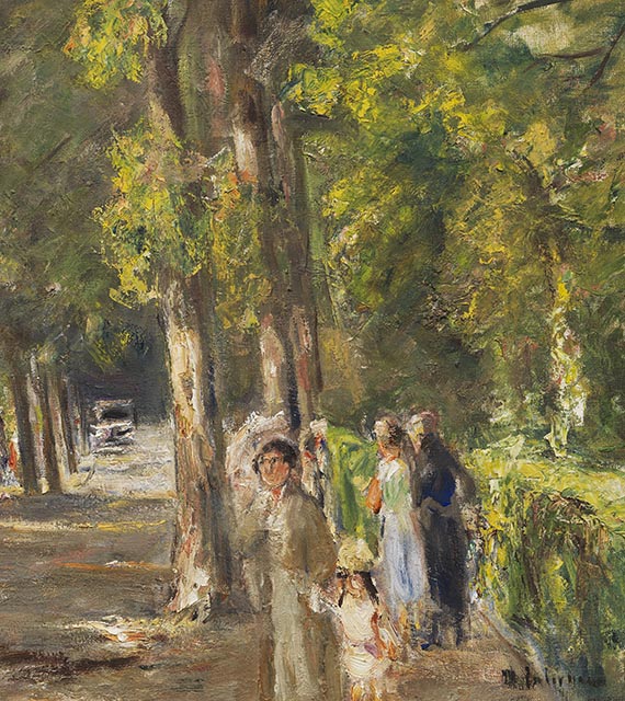 Max Liebermann - Große Seestraße in Wannsee - Autre image