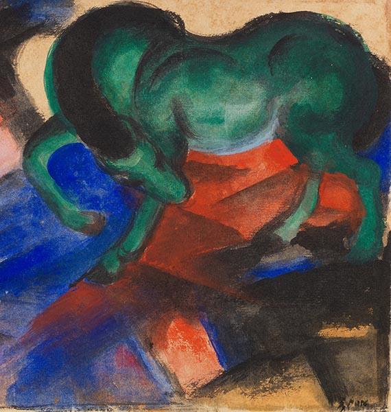 Franz Marc - Grünes Pferd - Autre image