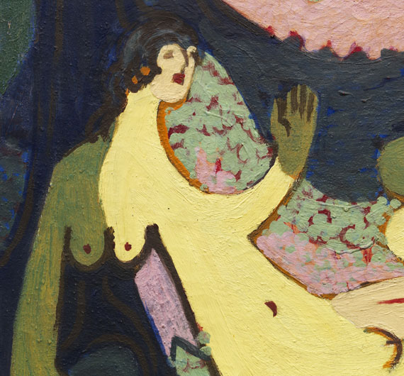 Ernst Ludwig Kirchner - Akte im Wald, kleine Fassung - Autre image