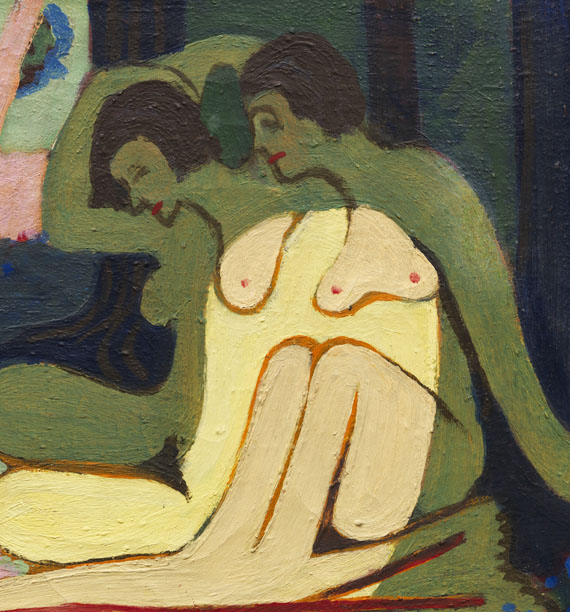 Ernst Ludwig Kirchner - Akte im Wald, kleine Fassung - Autre image