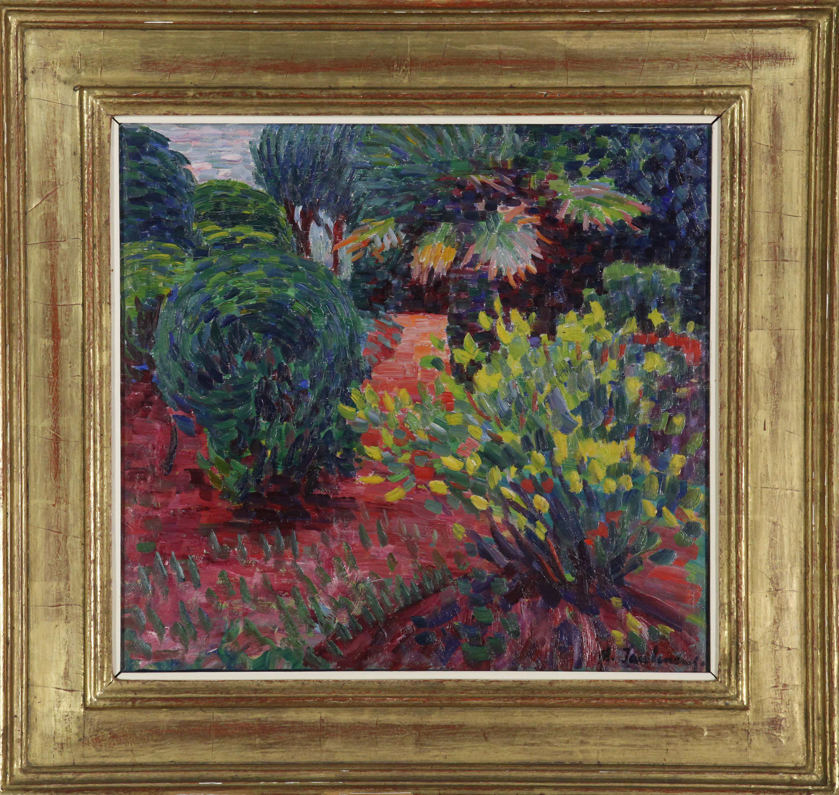 Alexej von Jawlensky - Garten in Carantec - Image du cadre