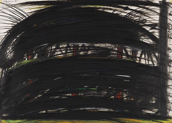 Arnulf Rainer - Ohne Titel (Maske architektur)