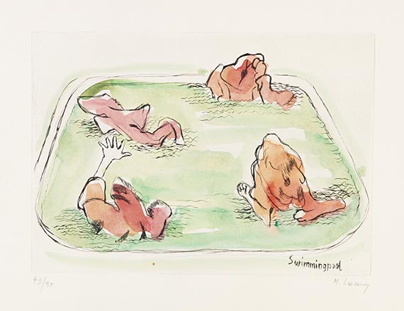 Maria Lassnig - 7 Kupferstiche - Autre image