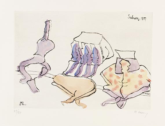 Maria Lassnig - 7 Kupferstiche - Autre image