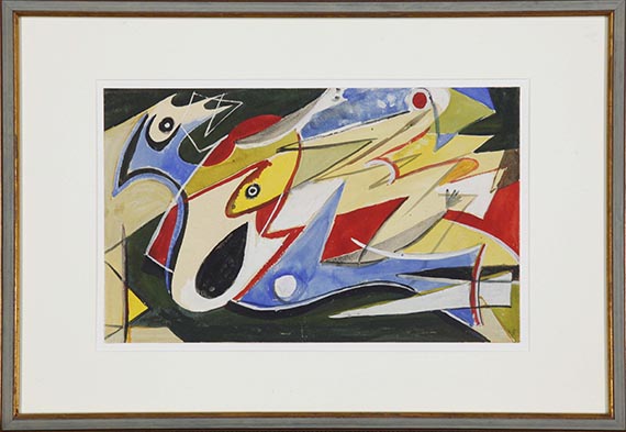 Ernst Wilhelm Nay - Seejungfrau - Image du cadre