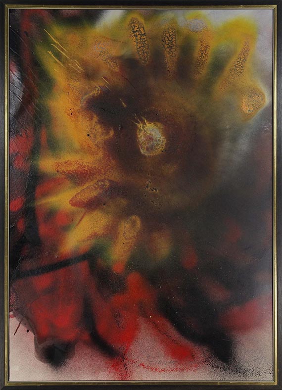 Otto Piene - Flower Sun - Image du cadre