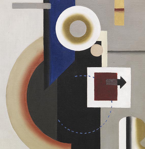 Willi Baumeister - Maschine grau mit Pfeil II - Autre image
