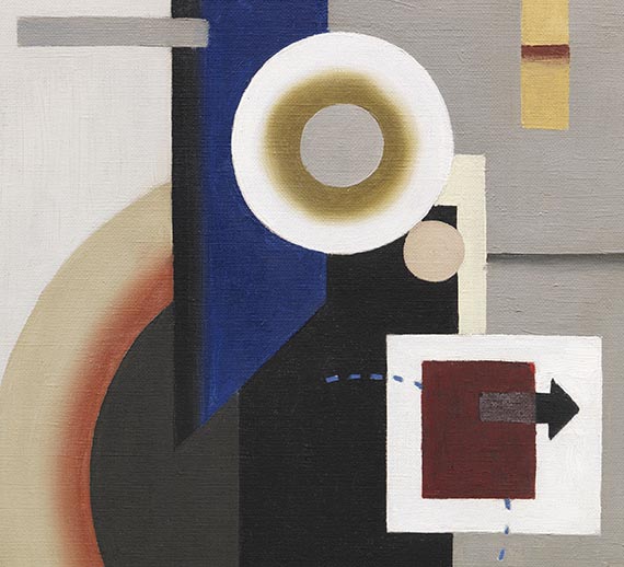 Willi Baumeister - Maschine grau mit Pfeil II - Autre image