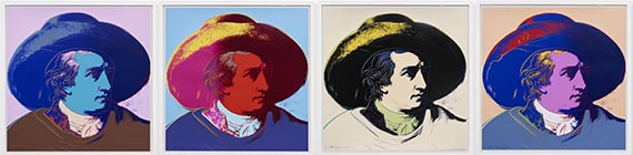 Andy Warhol - Goethe - Image du cadre