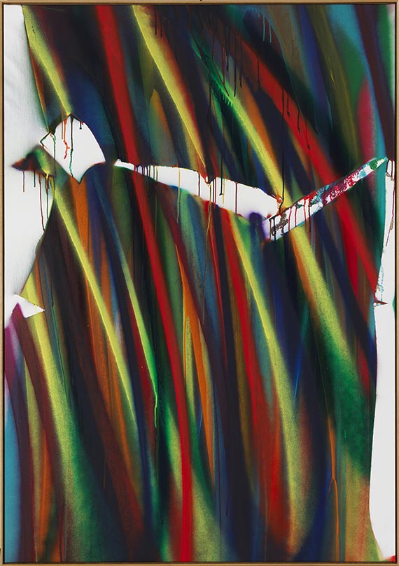Katharina Grosse - Ohne Titel - Image du cadre
