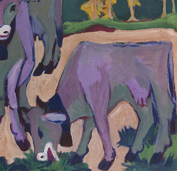 Ernst Ludwig Kirchner - Kühe im Herbst - Autre image