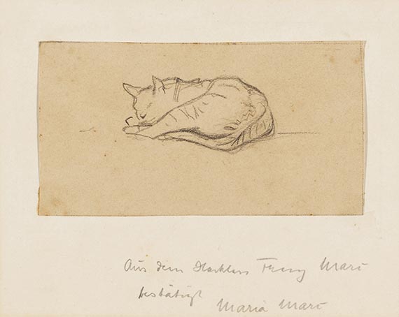 Franz Marc - Kleine Katzenstudie - Autre image