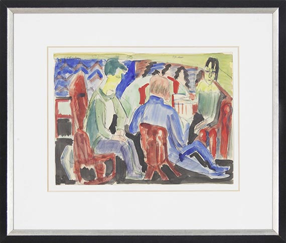 Ernst Ludwig Kirchner - Unterhaltung - Image du cadre