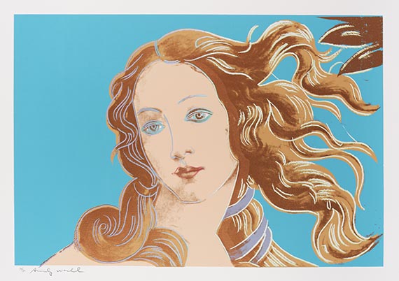 Andy Warhol - Details of Renaissance Paintings (Sandro Botticelli, Birth of Venus, 1482)